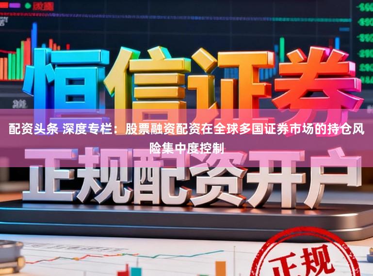 配资头条 深度专栏：股票融资配资在全球多国证券市场的持仓风险集中度控制